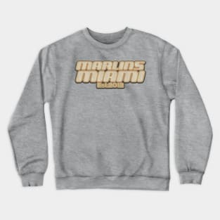 Miami Marlins  / Old Style Vintage Crewneck Sweatshirt